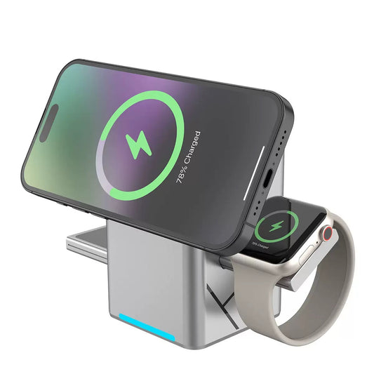 Chargeur Sans Fil 3-en-1 Rubik's Cube