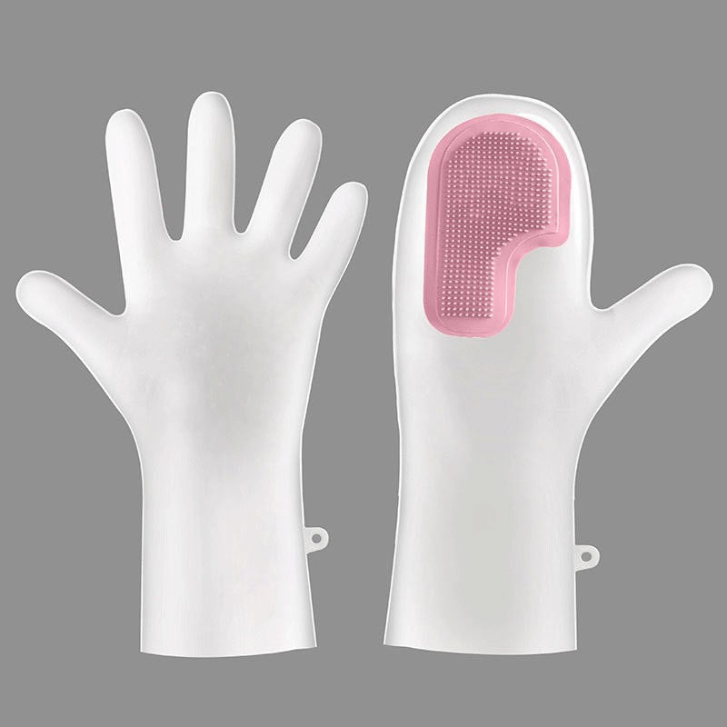 Magic Sillicone Scrubbing Gloves