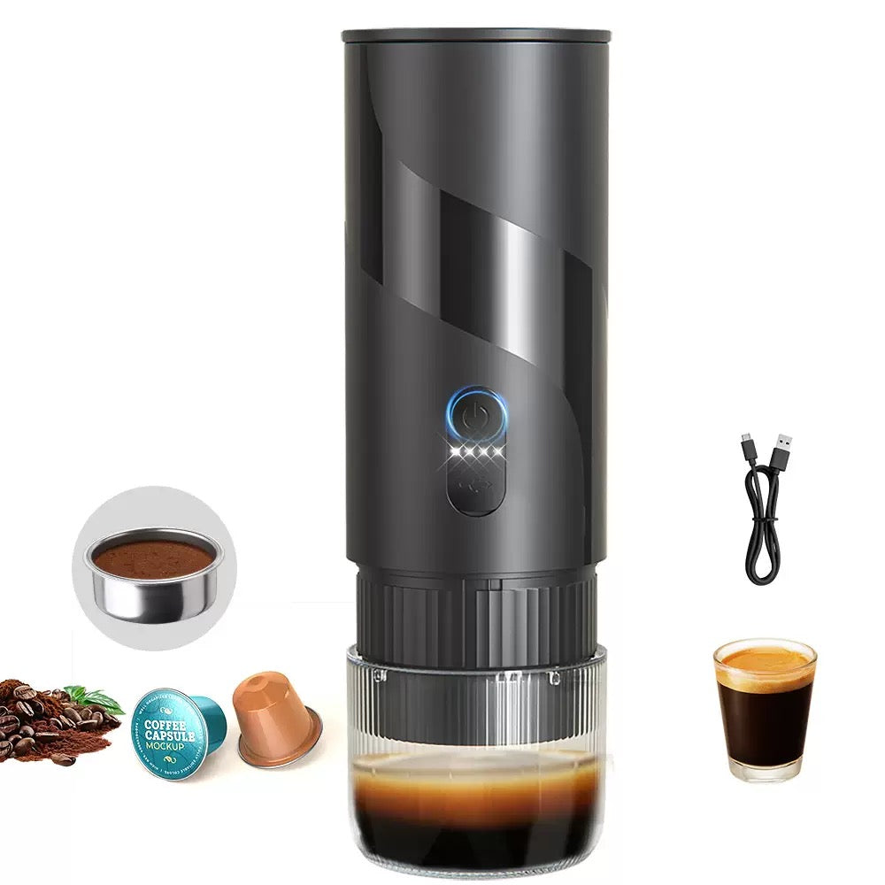 Portable Style 2-1 Coffee Machine Capsule- Electric Espresso Machine
